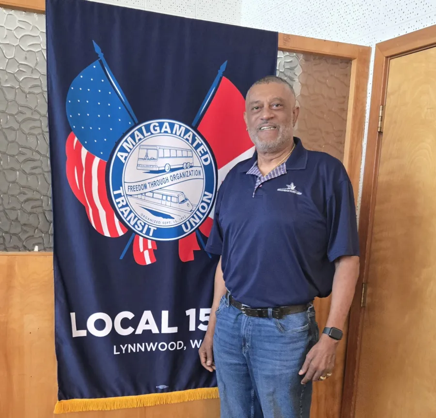 Retiree Darrell Johnson honored by ATU Intl as Sergeant at Arms for the Annual Convention!